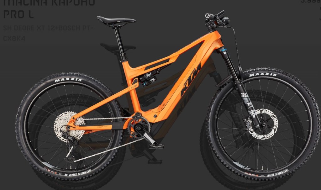 ebike kapoho pro L carbonio KTM