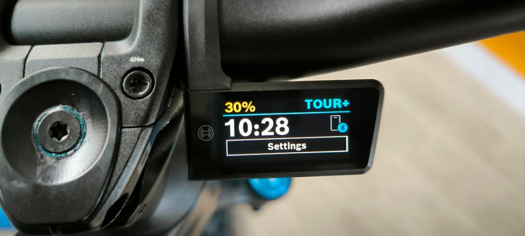 schermata iniziale del display purion 400