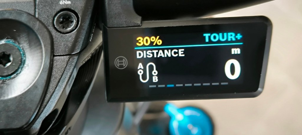 schermata della distanza percorsa del display ppurion 400